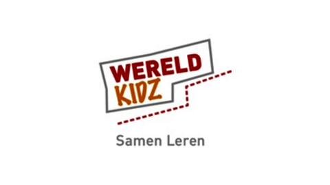 Logo WereldKidz met de tekst Samen Leren